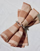 Kim Seybert blush striped napkin set