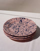 Sharland England plates with splatter design 