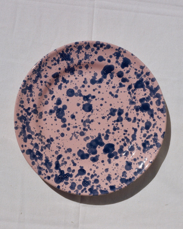 Sharland England plates with splatter design 